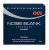 CCI Noise Blanks Rimfire Ammunition 0044, 22 Short, Blanks, 100 Rd/bx