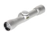 Weaver Handgun Scope 849424, 2x, 28mm Obj, 1" Tube Dia, Silver, Dual-X Reticle