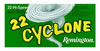 Remington Cyclone Rimfire Ammunition CY22HP, 22 Long Rifle, Hollow Point (HP), 36 GR, 1280 fps, 50 Rd/bx Remington Cyclone Rimfire Ammunition CY22HP, 22 Long Rifle, Hollow Point (HP), 36 GR, 1280 fps, 50 Rd/bx