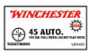 Winchester USA Centerfire Pistol Ammunition USA45A, 45 ACP, Full Metal Jacket, 185 GR, 910 fps, 50 Rd/bx