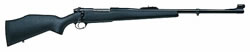 Weatherby Mark V Dangerous Game Bolt Action Rifle DGM375HR4O, 375 H&H Mag, 24 in, Black Syn Stock, Blue Finish, 3 Rds