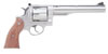 Ruger Redhawk KRH44R Revolver 5003, 44 Remington Mag, Hunter Model, 7 1/2 in, Hardwood Grip, Stainless Steel Finish, 6 Rd