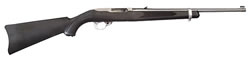 Ruger Model 10/22 Rifle 1140, 22 LR, 18.5", Semi-Auto, Full Black Syn Stock, Stainless Steel Finish, 10 Rds