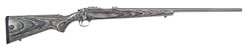 Ruger 77/17 Bolt Action Rifle 7027, 17 HMR, 24", Black Laminate Stock, Stainless Steel Finish, 9 Rds