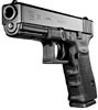 Glock 20 Standard Pistol PI2050201, 10mm, 4.60 in, Polymer Grip, Black Finish, Fixed Sights, 10 Rd