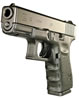Glock 32 Compact Pistol PI3250201, 357 SIG, 4.02 in, Polymer Grip, Black Finish, Fixed Sights, 10 Rd