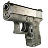 Glock 26 Subcompact Pistol PI2650201, 9mm, 3.46 in, Polymer Grip, Black Finish, Fixed Sights, 10 Rd