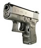 Glock 33 Subcompact Pistol PI3350201, 357 SIG, 3.46 in, Polymer Grip, Black Finish, Fixed Sights, 10 Rd