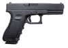 Glock Model 17 Standard Pistol w/Compensator PI1759201, 9 MM, 4.49 in, Polymer Grip, Black Finish, Fixed Sights, 10 Rd
