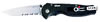 SOG Flash II Partially Serrated Edge Knife w/Black TiNi Handle FSA98
