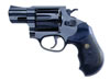 Rossi Double Action Revolver R46102, 357 Magnum, 2 in, Black Rubber Grip, Blue Steel Finish, 6 rd