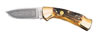 Boker Hunter Stag Lock Blade Folding Knife w/Polished Brass Bolsters 4000
