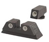 Meprolight 10224 Green Front/Rear Tru-Dot Fixed Sight For Glock 9MM/40 Caliber
