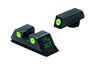 Meprolight 10222 Green Front/Rear Tru-Dot Fixed Sight For Glock 10MM/45 Caliber