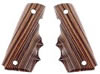 Hogue 45600 Finger Groove Wood Grips For Colt 45