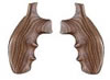 Hogue 19300 Finger Groove Wood Grips For Smith & Wesson K/L Frame Round Butt