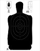 Hoppes B27B 35 in x45 in Police Silhouette Targets 100 Pack