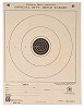 Hoppes A1T Single Bull Rifle Paper Targets 20 Pack