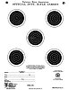 Hoppes A5T 50 Feet 7 in x9 in Bullseye Targets 20 Pack