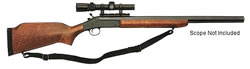 H&R Ultra Slug Gun SB1920, 20 Gauge, 24 in Rifled, 3 in Magnum Chmbr, Blue Rifled Barrel, Walnut Stock