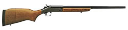 NEF Youth Handi Rifle SB2Y43 243 Winchester 22 Single Shot Hardwood Stock Blue Finish Scope Base
