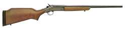 NEF Handi Rifle SB2708, 7 MM-08 Remington, 22", Single Shot, Hardwood Stock, Blue Finish, Scope Base