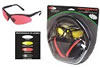 Radians 5 Position Revelation Clear Glasses & Earmuffs w/Adjustable Headband 26 dB (SLRV0110)