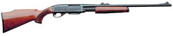 Remington 7600 Pump Action Rifle 4653, 243 Winchester, 22", Satin Walnut Stock, Blue Finish, 4 Rds