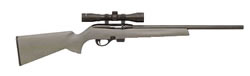 Remington 597 Autoloading Rifle 6513, 22 LR, 20", Gray Synthetic Stock, Blued Steel Finish, w/Scope, 10 Rds