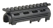 CAA LHV47T Upper Black Handguard w Picatinny Rail AK47