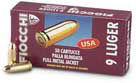 Fiocchi  9AP Shooting Dynamics Pistol Ammunition, 9 mm, Full Metal Jacket, 115 GR, 1320 fps, 50 Rd/bx
