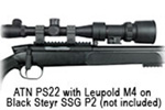 ATN PS-22 Front Night Vision NVDNPS2220, Gen 2+, converts std scope to night vision