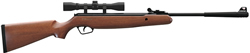 Stoeger X-10 1000 FPS Airgun w/Fiber-Optic Sights & 4x32 Scope 30045, .22 Cal., Hardwood Hunter-Style Stock