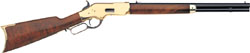 Uberti 1866 Yellowboy Short Rifle Brass U342210, .38 Special, 20", A Grade Stock