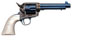 Uberti 1873 Cattleman Charcoal Revolver U356007, 45 Colt, 4.75", Pearl Style Stock, Charcoal Blue Finish
