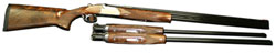 SKB 85 Sporting 3 barrel set (20ga, 28ga, 410ga), 30" barrels, Adjustable Comb, Case Included - USED