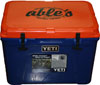 Yeti Tundra Series Cooler Featuring Ables Logo YT50GTA, 50 Quarts, Blue/Orange