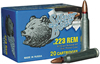 Silver Bear Rifle Ammunition A223RHPN, 223 Remington, Hollow Point (HP), 62 GR, 20 Rd/bx