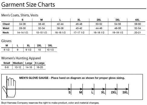 Allen Allen Size Chart