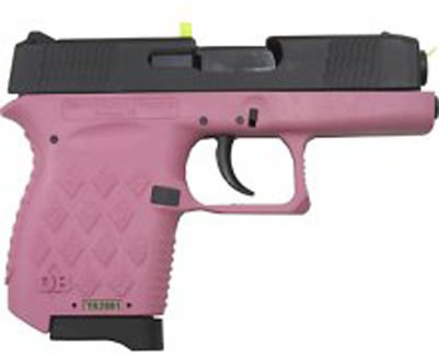 Diamondback DB9 9mm Pistol DB9HP, 9mm, 3 in, Pink Polymer Grip, Black Finish, 6 Rd