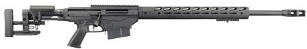 Ruger Precision Bolt Action Rifle 18080, 338 Lapua, 26", Adjustable Black Synthetic Stock, Black Finish, 5 Rds