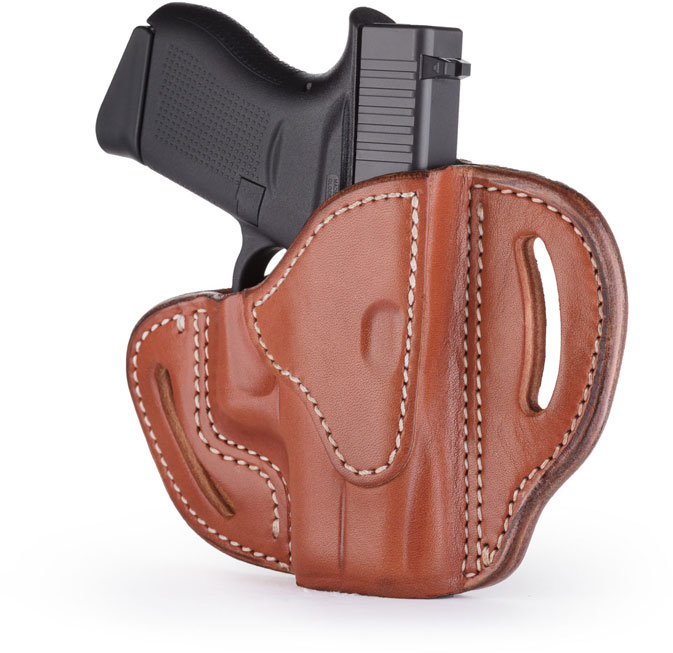 1791 Gunleather Compact Belt Holster, Stealth Black, Right Hand (BHCSBLR)