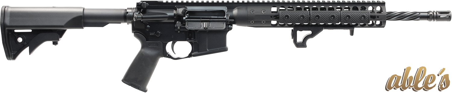 LWRC Individual Carbine Direct Impingement Rifle ICDIR5B16, 5.56mm NATO, 16.1", LWRC Compact Stock, Black Finish