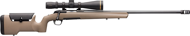 Browning X-Bolt Max Long Range Rifle 035531283, 280 Ackley, 26", FDE Stock, Matte Black Finish, 4 Rds