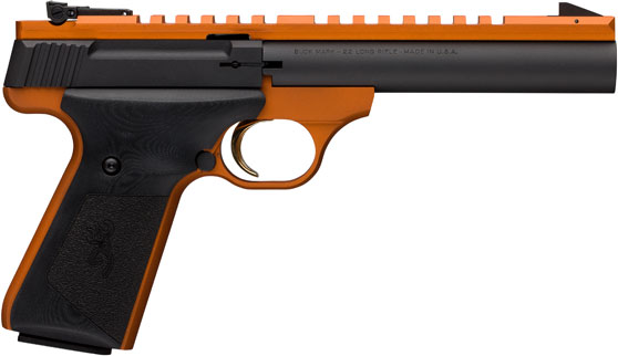 Browning Buck Mark Field Target Pistol 051540490, 22 Long Rifle (LR), 5.5", Black G10 Grips, Bronze Finish, 10 Rds