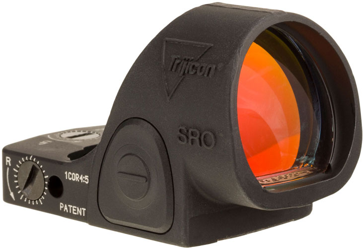 Trijicon Specialized Reflex Optic, SRO, 1x, 2.5 MOA Adj Red Dot Reflex Sight (SRO2-C-2500002)