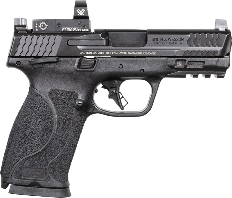 Smith & Wesson M&P Performance Center M2.0 Pistol w/ Vortex Venom 13970 10mm, 4.6" Ported Barrel, Black Polymer, Black Finish, 15 Rd