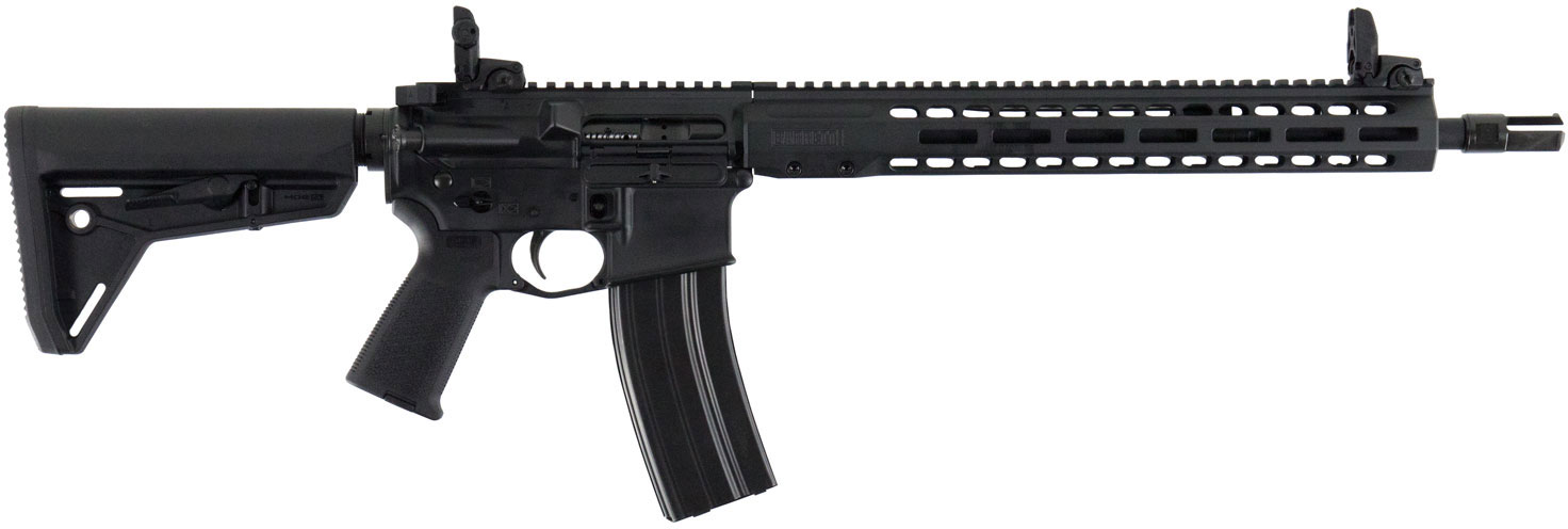 Barrett REC7 DI Semi-Auto Rifle 17134, 6.8 SPC, 16", Six Position MOE Stock, Black Finish, 30 Rds