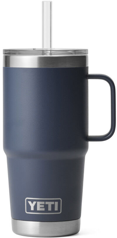 Yeti Rambler 35oz Travel Mug w/ Straw Lid (21071501813) Stainless Steel, Navy