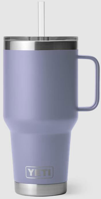 Yeti Rambler 35oz Travel Mug w/ Straw Lid (21071502459) Stainless Steel, Cosmic Lilac